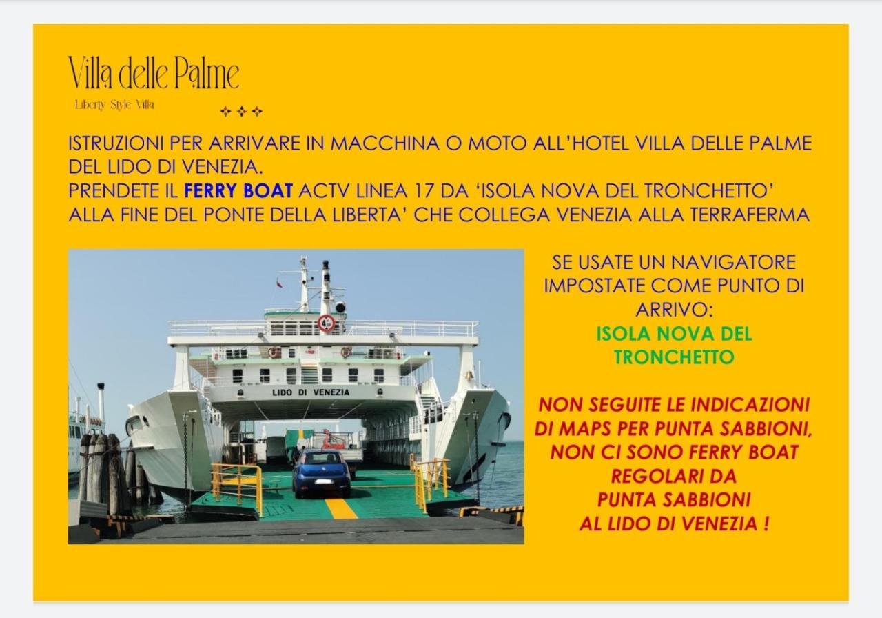 Hotel Villa Delle Palme Lido di Venezia Bagian luar foto