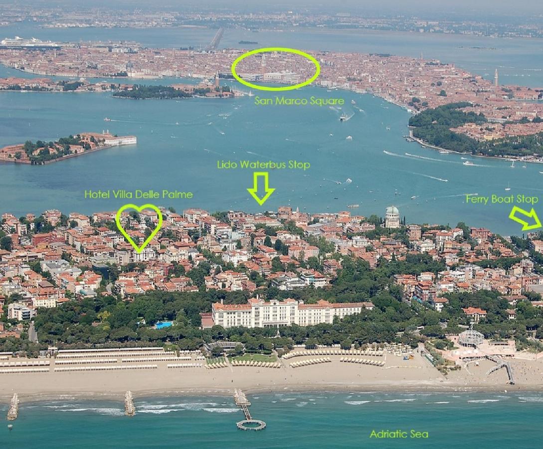 Hotel Villa Delle Palme Lido di Venezia Bagian luar foto